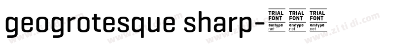 geogrotesque sharp字体转换